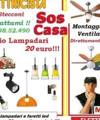 Elettricista lampadario Roma Nomentano