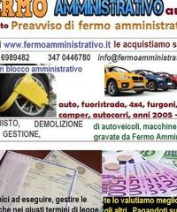 A Firenze noi acquistiamo autoveicoli in Fermo Amministrativo,contanti