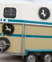 Trailer trasporto cavalli a due posti